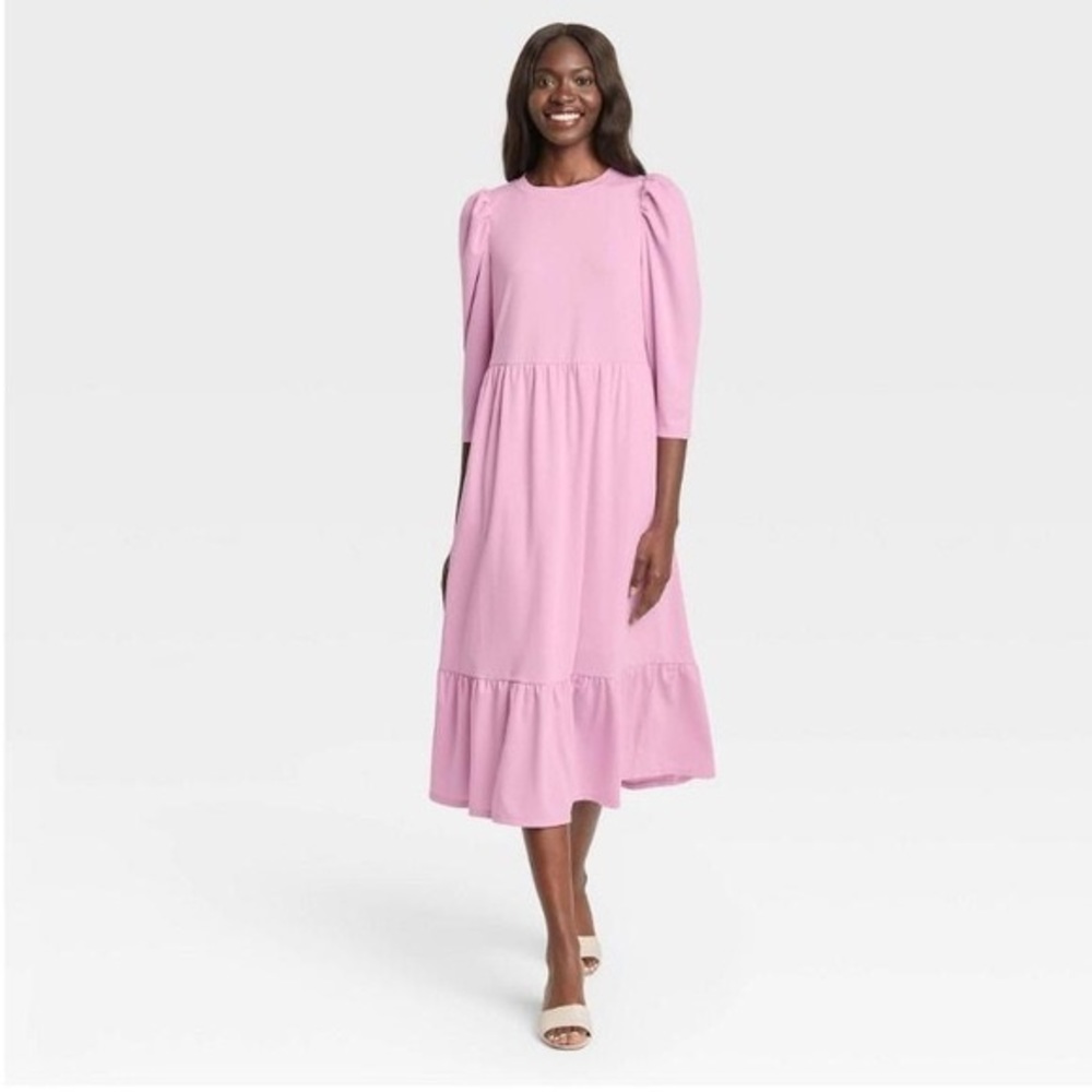 Who What Wear tiered maxi dress
